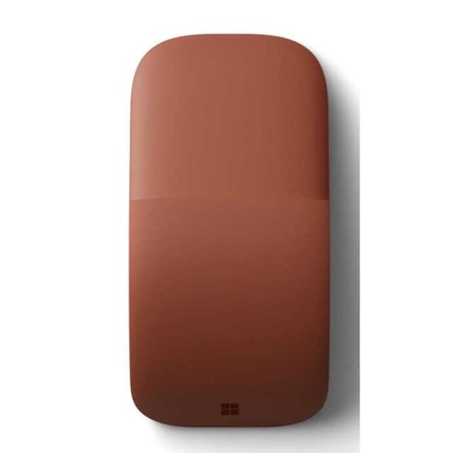 Microsoft - Surface Arc Mouse - Rouge coquelicot - Souris 2 boutons