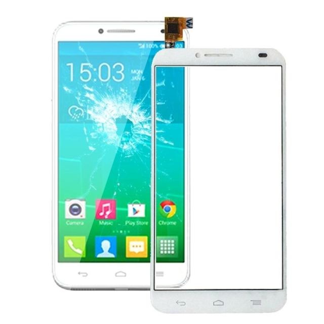 Wewoo - Pour Alcatel One Touch Idol blanc 2 / OT6037 / 6037 / 6037Y pièce détachée remplacement d'écran tactile Wewoo  - Autres accessoires smartphone