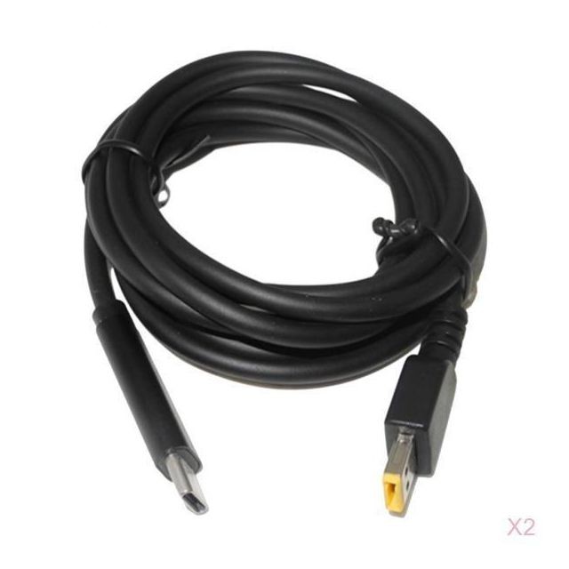 marque generique - 2x Câble D'alimentation USB Mâle à Mâle Pour Ordinateur Portable Lenovo; Carnet marque generique  - Accessoires et consommables