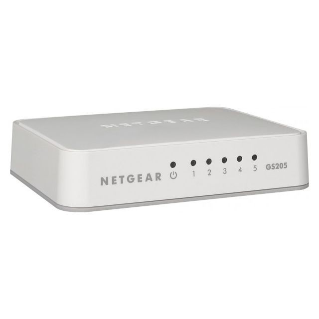 Netgear -ABI DIFFUSION Netgear GS205 switch 5 ports 10/100/1000 plastique Netgear  - Netgear