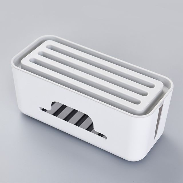 Wewoo - Boîte de rangement pour panneau de brassage de câble de chargement en plastique boîtier de bureau blanc Wewoo  - Boîte de rangement