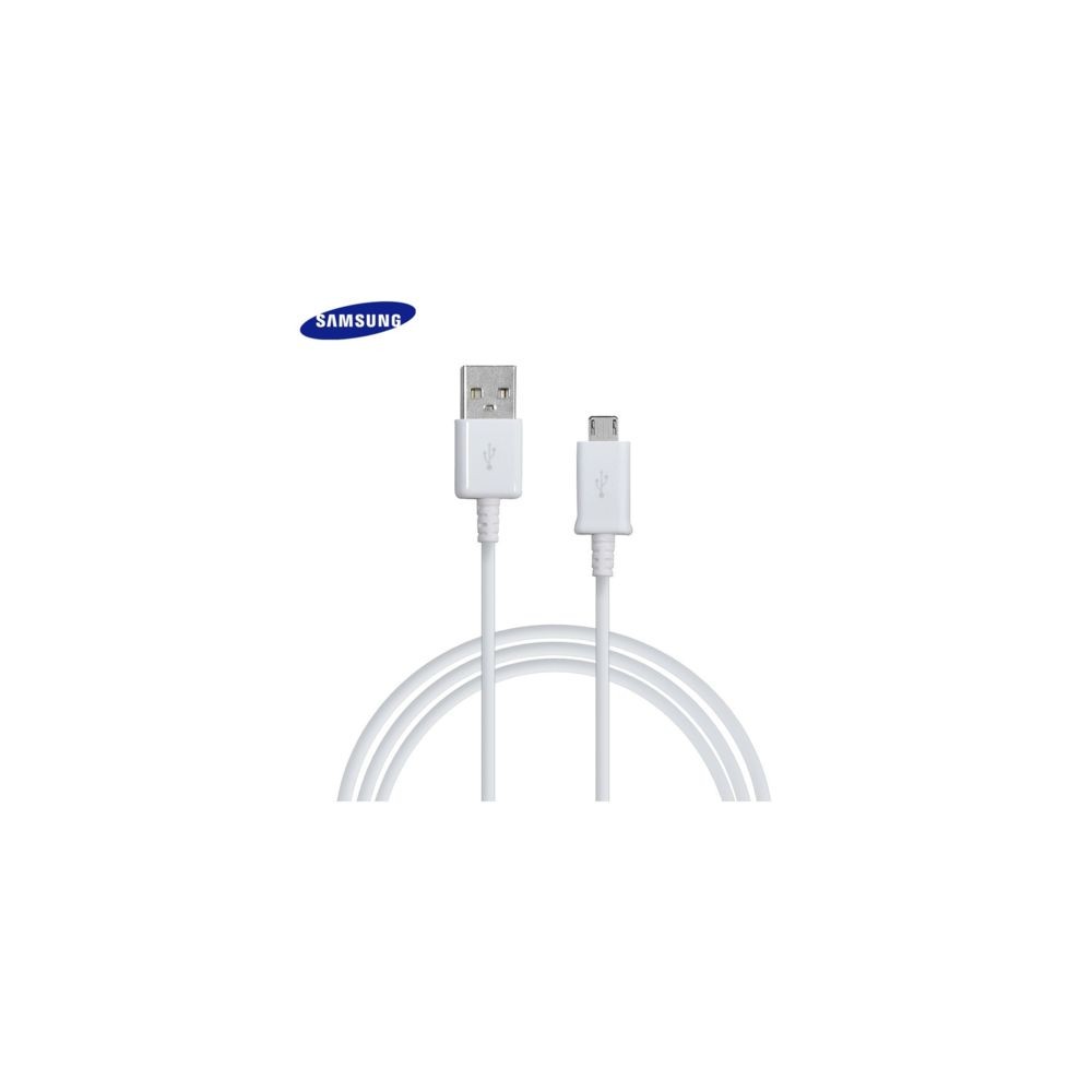 Câble USB Samsung Câble 1,5M USB-Micro USB Origine Samsung Blanc pour Galaxy Note 3 Lite