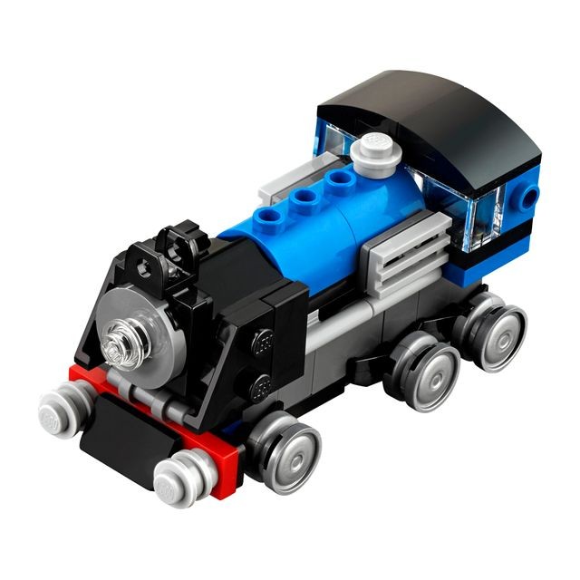 Briques Lego Le train express bleu - 31054