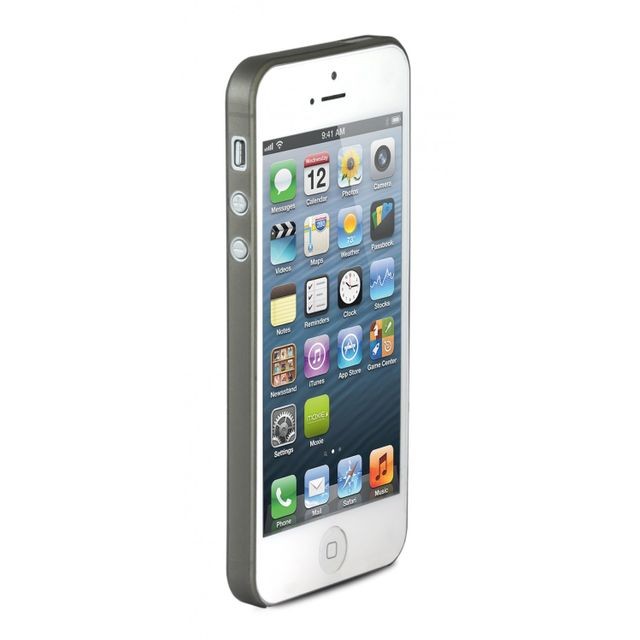 Kubxlab Coque iPhone 5/5S ultra fine peau Blanche