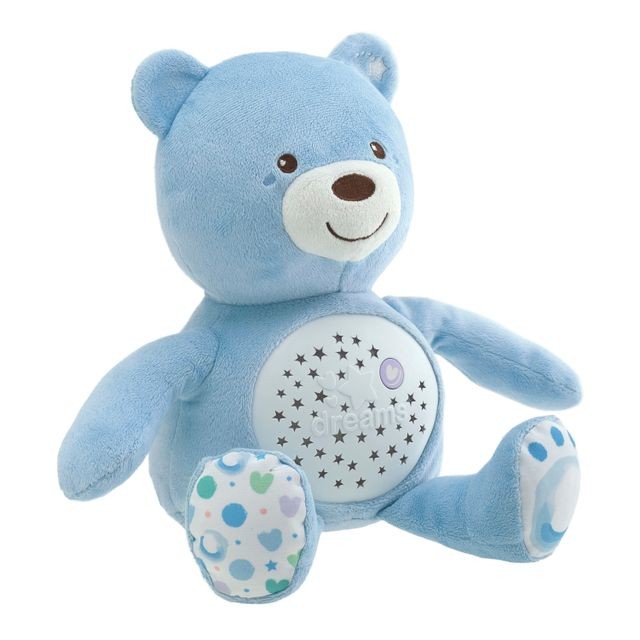 Chicco - Ourson projecteur Baby Bear Bleu - 8015200000 - Figurines