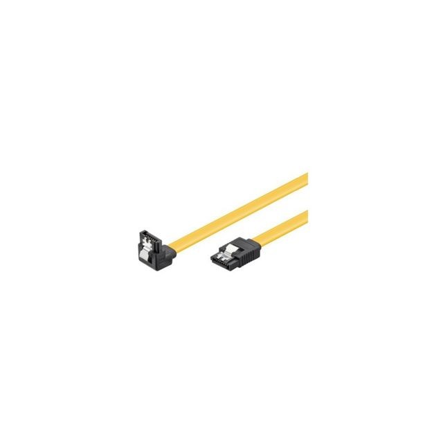 marque generique - CAK SATA 600-050 90° down CLIP 0.50m - Câble Intégration