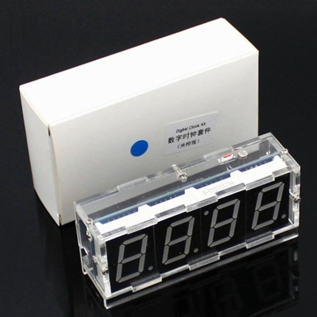 Kits PC à monter Wewoo Kits Arduino SZ-0001 Microcontrôleur LED Horloge Numérique Kit de bricolage - Colormix