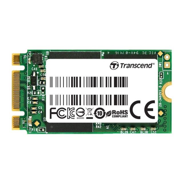 Transcend - 256 Go - M.2 2242 SSD - SATA 3 - MLC - SSD Interne 256