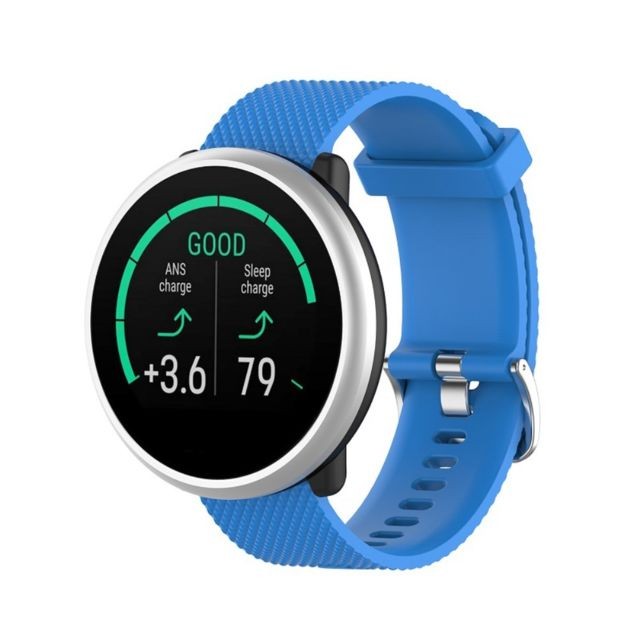 marque generique - Bracelet en silicone 20 mm souple bleu ciel pour votre Polar Ignite Smart Watch marque generique - Accessoires bracelet connecté marque generique