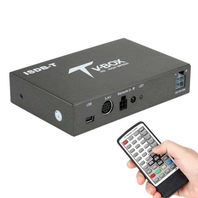 Wewoo - Solutions DVB-T & ISDB-T ISDB-T519 HD voiture Mobile ISDB-T récepteur numérique TV Box avec télécommande - Tv box