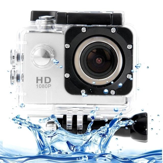 Wewoo - Caméra sport blanc Full HD 1080P 1,5 pouces LCD Sports Caméscope avec étui étanche, 12,0 méga capteur CMOS, 30 m étanche - Wewoo