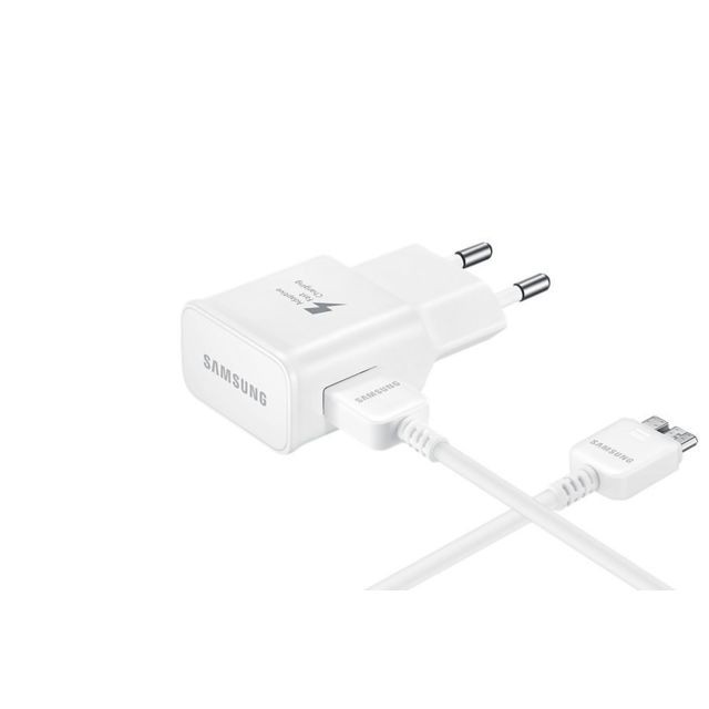 Samsung - Chargeur secteur - Universel- Blanc - Micro-USB 2.0 - Câble et Connectique