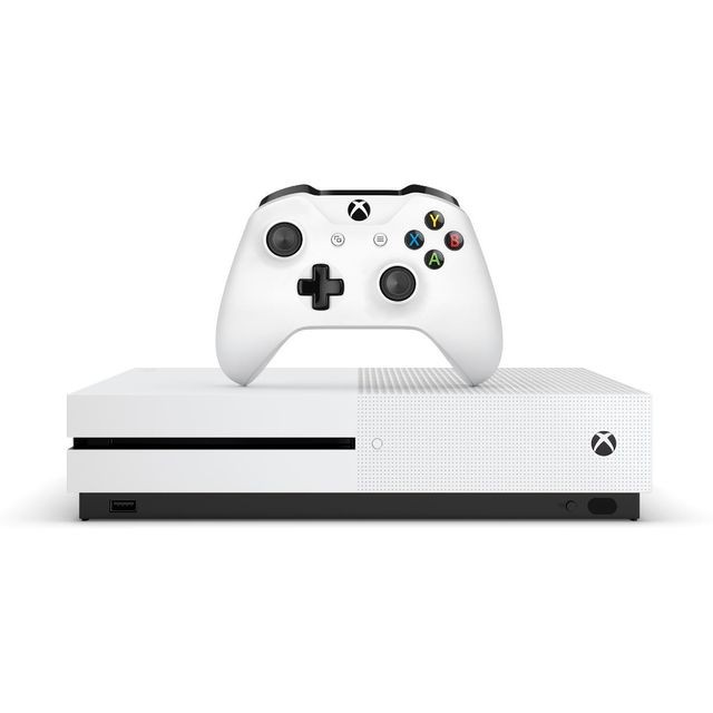 Console Xbox One Microsoft Console Xbox One S - 500 Go - Blanc