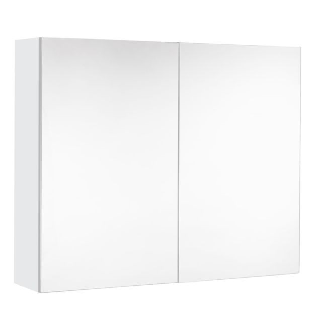Allibert - Armoire de toilette LOOK - L. 80 x H. 65 cm - Blanc - Salle de bain, toilettes Allibert