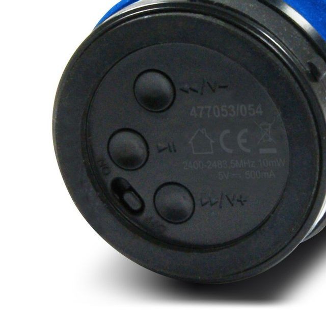 Metronic Mini enceinte Bluetooth nomade 3 W et adaptateur HIFI - bleu