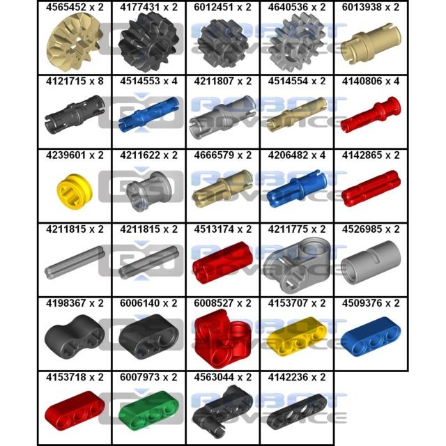 Lego - Pack De Remplacement LME 1 - Kit d'expériences