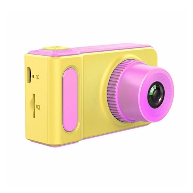 Wewoo - Caméra Enfant 2,0 méga pixels 2,0 pouces TFT écran Silicone antichoc numérique SLR pour enfants rose - Appareil photo enfant
