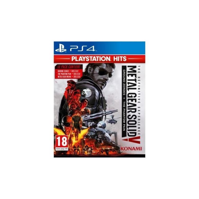 Konami - Metal Gear Solid Definitive Experience Playstation Hits Jeu Ps4 - Konami