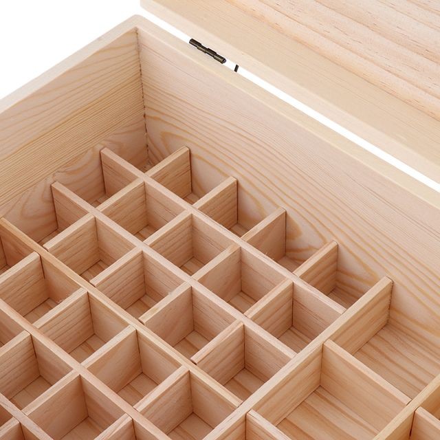 marque generique Support d'affichage d'organisateur multi-plateau de boîte en bois d'huile essentielle