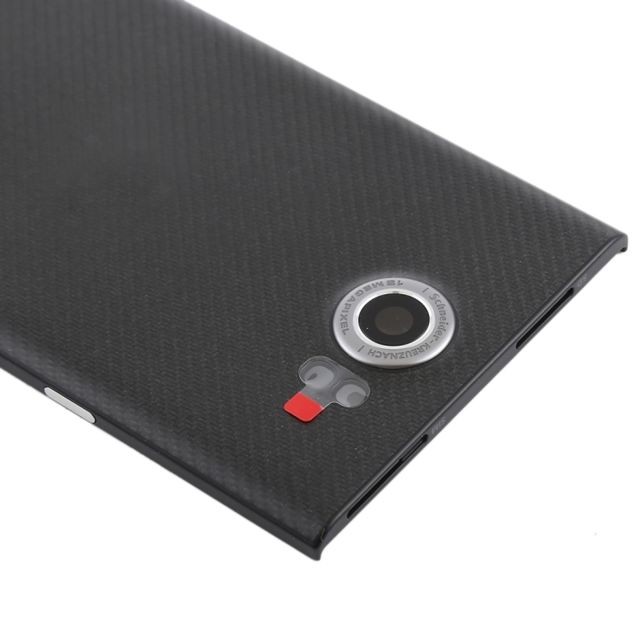 Autres accessoires smartphone Couverture arrière avec objectif d'appareil photo pour Blackberry Priv (version US) (noir)