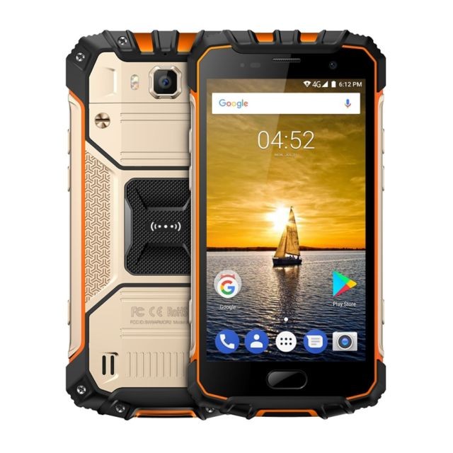 Yonis - Téléphone Portable Android 7.0 Otg Wifi Gps Bluetooth Double Sim Or Orange - Yonis Yonis   - Smartphone Android