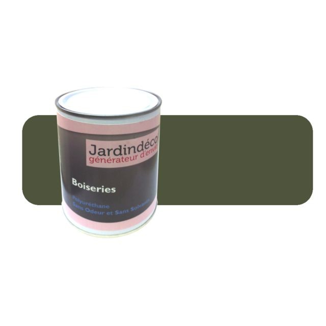 Bouchard Peintures - Peinture vert olive pour meuble en bois brut 1 litre vert olive Bouchard Peintures  - Meubles bois brut