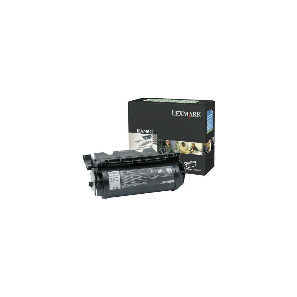 Toner Lexmark Toner imprimante laser noir Lexmark 12A7462