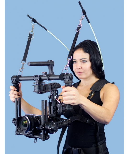 Caméras Sportives Atlas Camera Support Support 2-Rod Lightweight pour nacelle à main - Atlas Camera