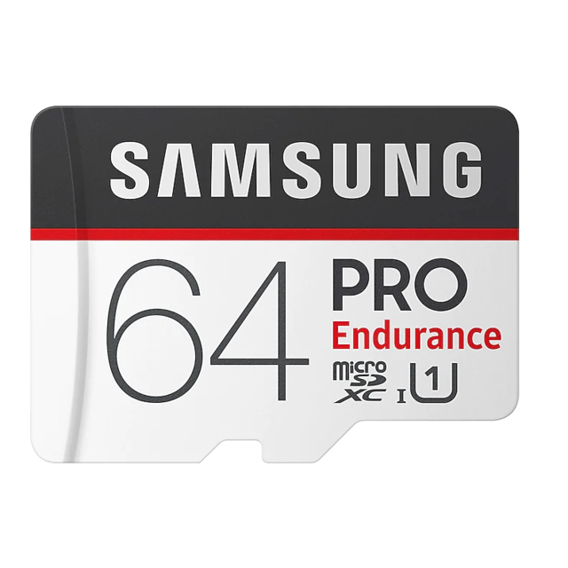 Carte Micro SD Samsung PRO ENDURANCE 64 Go avec adaptateur Class 10