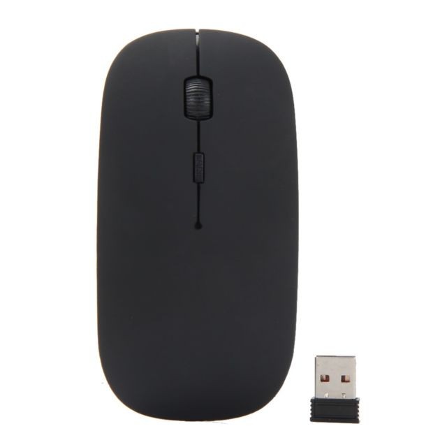 Cabling - CABLING® Souris Sans Fil Silencieuse pour PC Ordinateur Portable Compatible avec Windows Mac Linux Vista Macbook, Noir - Cabling
