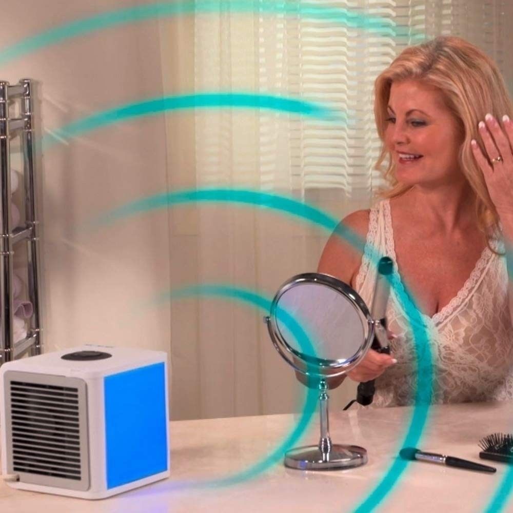 refroidisseur d'air USB USB silencieux rechargeable-pour la maison 2021 climatiseur rechargeable refroidi à l'eau-mini ventilateur de climatiseur AC portable le bureau 
