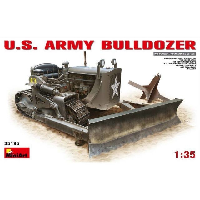 Voitures Mini Art Maquette Véhicule U.s. Army Bulldozer