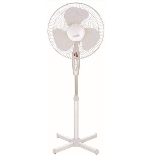 N'Sof - Ventilateur Sur Pied blanc 40 cm Stand Fan - Ventilateur