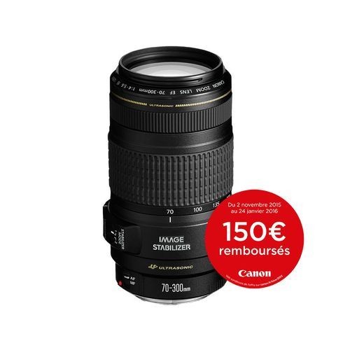 Canon - Objectif EF 70-300 mm f/4-5,6 IS USM Canon  - Objectif 300mm canon