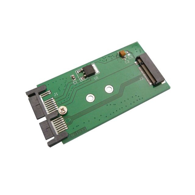Accessoires SSD Kalea-Informatique Adaptateur M.2 (M2 NGFF B Key) vers MicroSATA Compatible SATA 3.2 Compatible SATA 3.2
