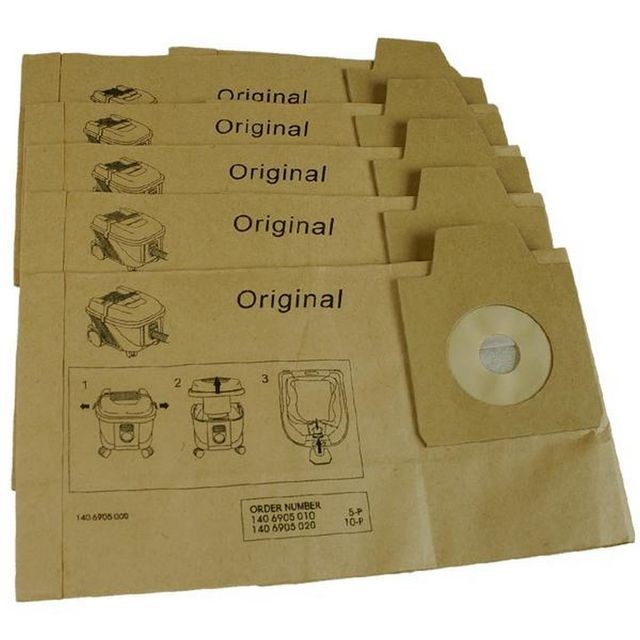 Nilfisk - Lot de 10 sacs papier Nilfisk  - Accessoires Aspirateurs Nilfisk