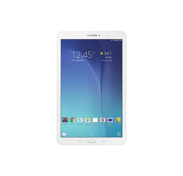 Samsung - Galaxy Tab E - 8 Go - Wifi - SM-T560 - Blanc - Tablette Android Sans clavier