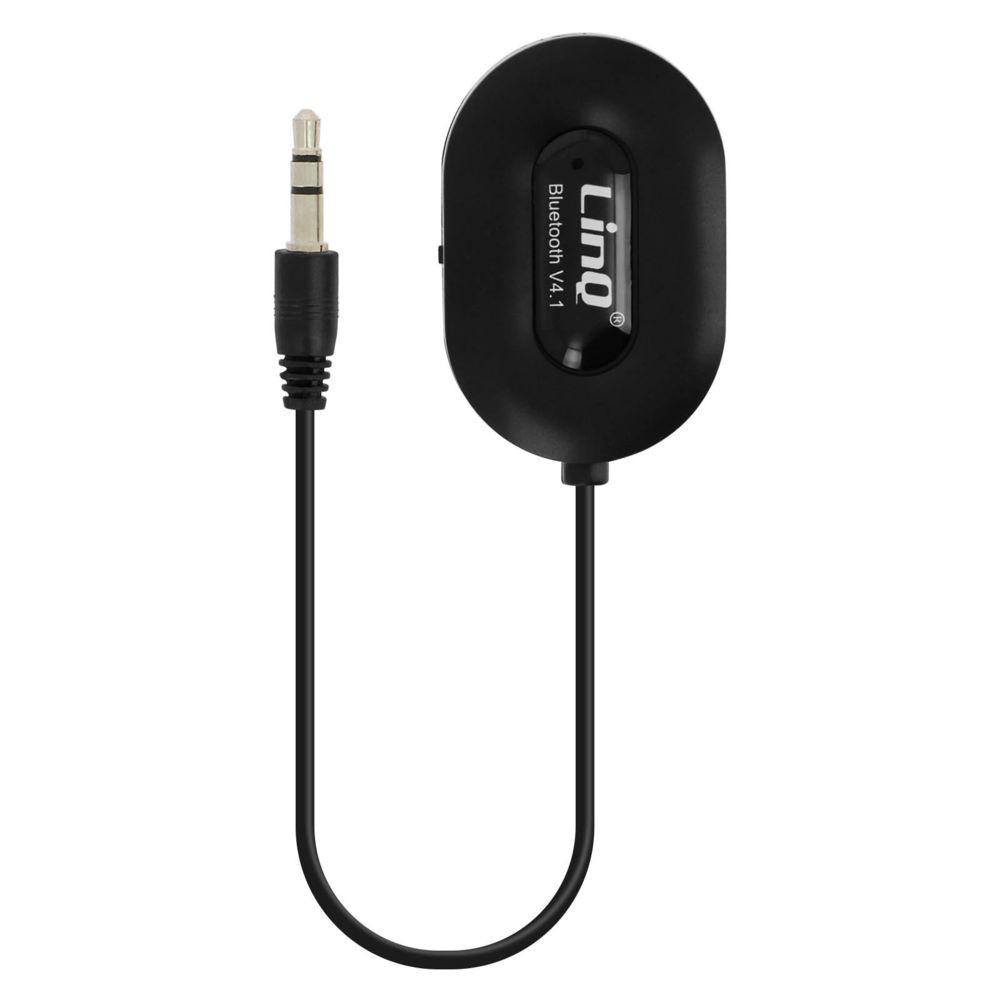 Convertisseur Audio et Vidéo  Linq Récepteur Audio Bluetooth 4.1 Adaptateur Jack 3.5mm Kit Mains Libres LinQ Noir