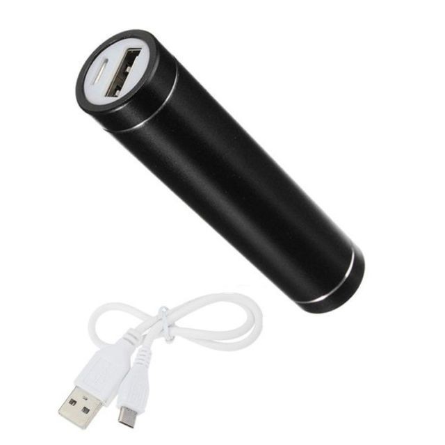 Shot - Batterie Chargeur Externe pour SONY Xperia C4 Universel Power Bank 2600mAh avec Cable USB/Mirco USB Secours Telephone (NOIR) Shot - Marchand Shot case