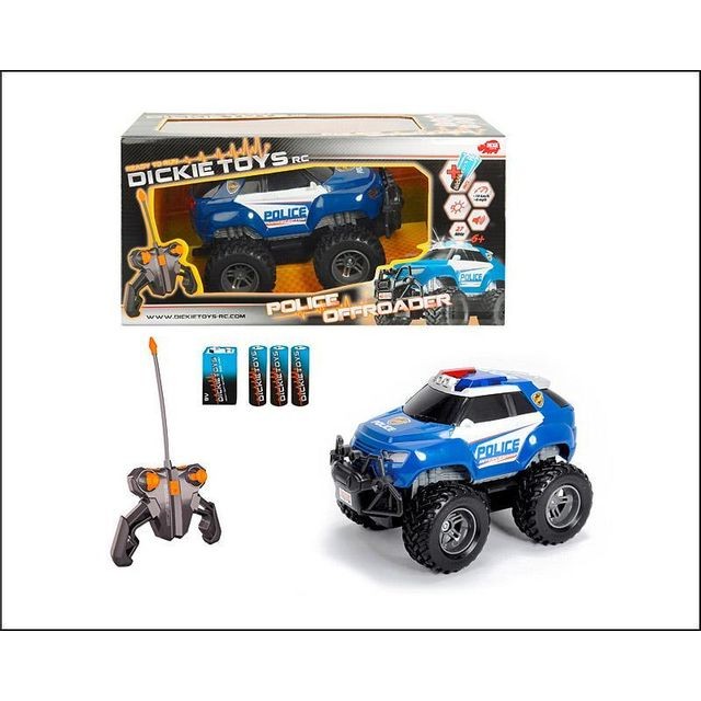 Voitures RC Dickie Dickie 201119056 RC Police Offroader, RTR - 27 MHz