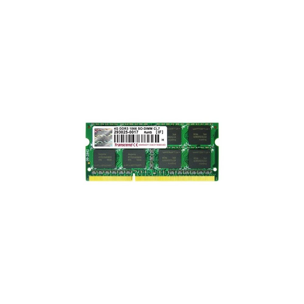 RAM PC Transcend Transcend DDR3 4Gb 1066MHz SODIMM CL7 2Rx8 (TS512MSK64V1N)