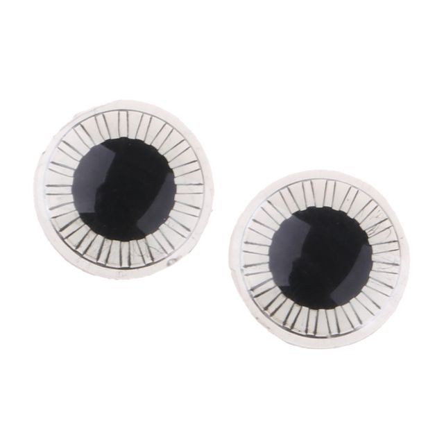 Poupons marque generique Oeil en plastique pièces oeil puces diy eyechips pour middie blythe poupée noir