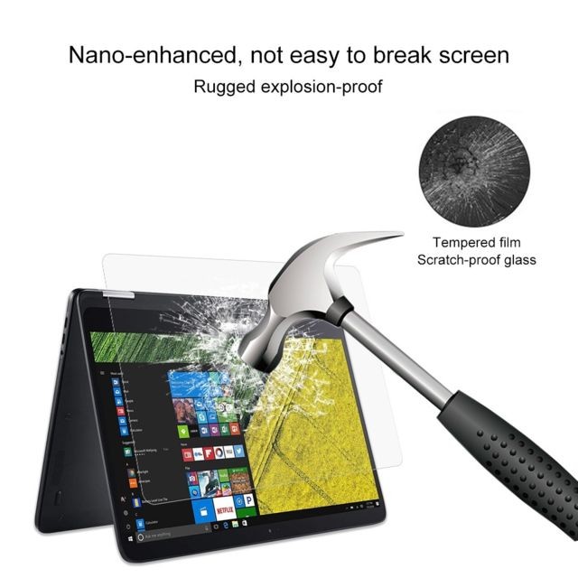 Wewoo Protection écran Film protecteur en verre trempé pour universel ordinateur portable 14 pouces
