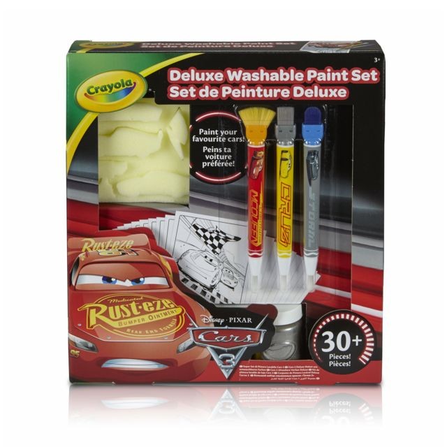 Dessin et peinture Crayola Set de Peinture Deluxe Cars 3 - 54-0159-E-000