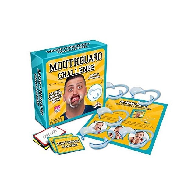 Identity Games - Mouthguard Challenge Game - The Crazy Party Game Thats a Mouthful of Fun with Game Cards and More Identity Games   - Crazy games