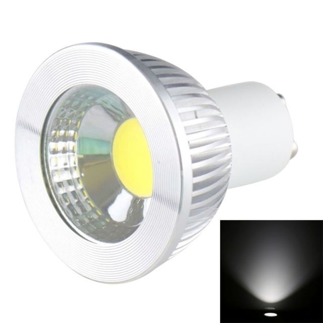 Wewoo - Lampe Projecteur de haute qualité de l'ÉPI LED de la couverture argentée GU10 5W 475LM de qualité, CA 85-265V Wewoo  - Projecteurs LED