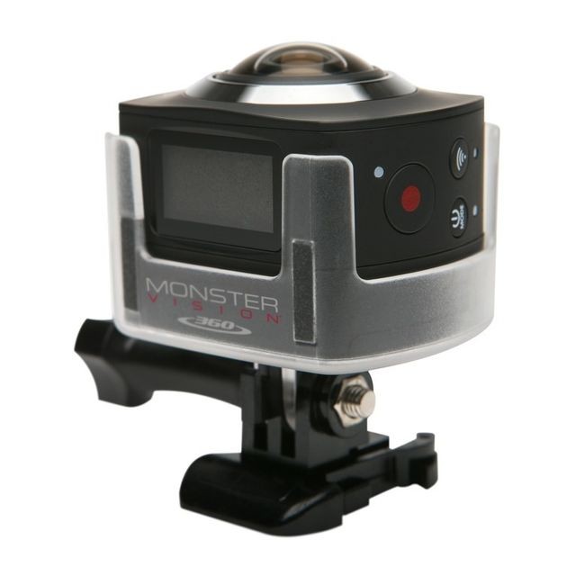 Monster Vision - camera de sport 360 ° resolution 1920*1040 en mode video ,wifi, carte sd 32g incluse - Caméscopes numériques