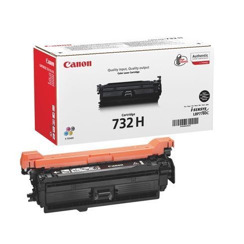 Canon - Toner Canon 732H haute capacité noir pour imprimante laser Canon  - Cartouche, Toner et Papier