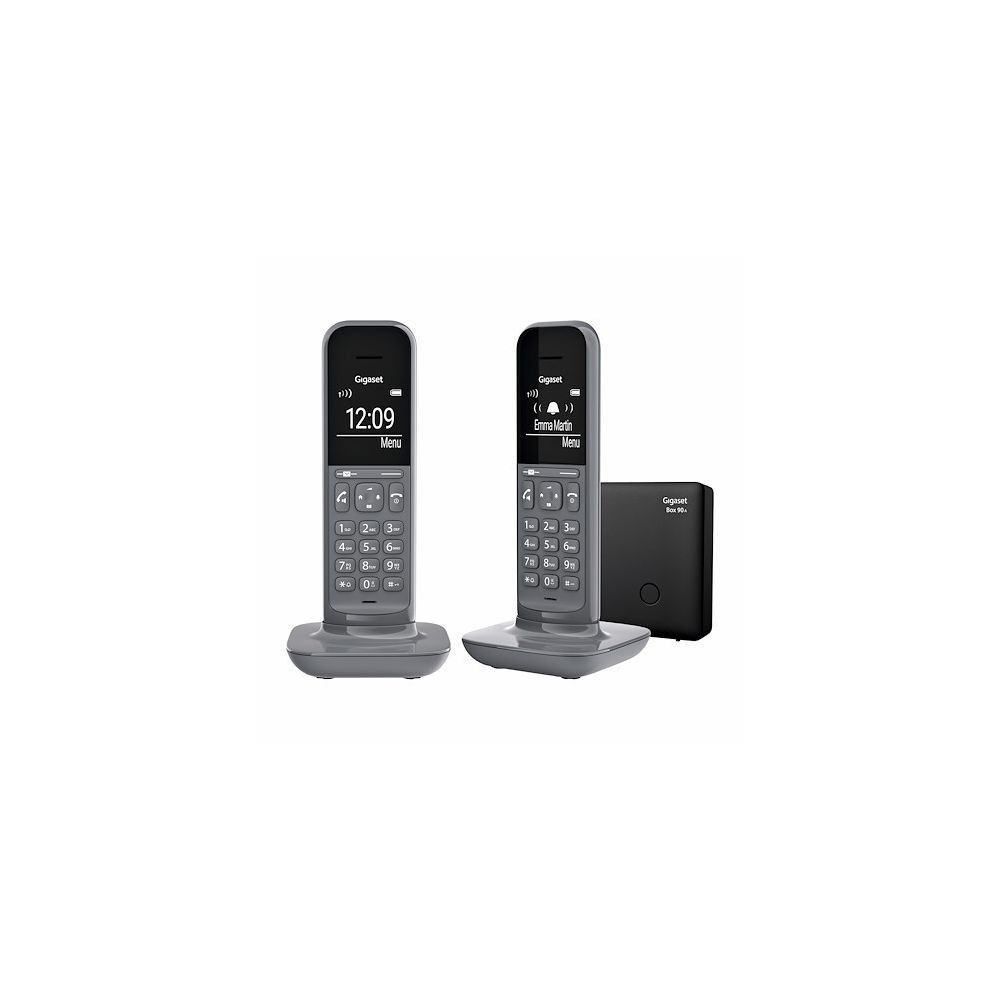 Téléphone fixe-répondeur Gigaset Pack duo Téléphone répondeur sans fil Gigaset CL390A