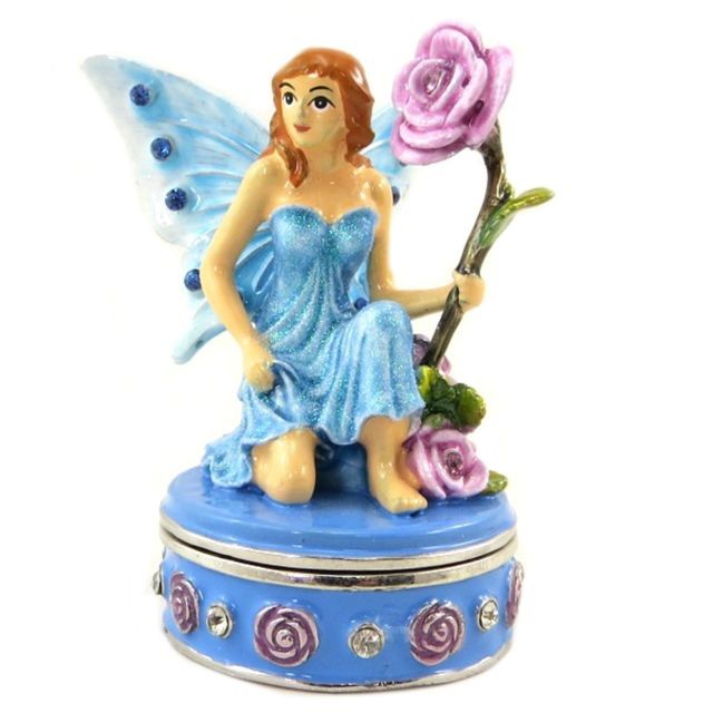 Boîte de rangement Les Tresors De Lily Coffret à Bijoux 'Fairy Dreams' bleu - 70x55 mm - [P9440]